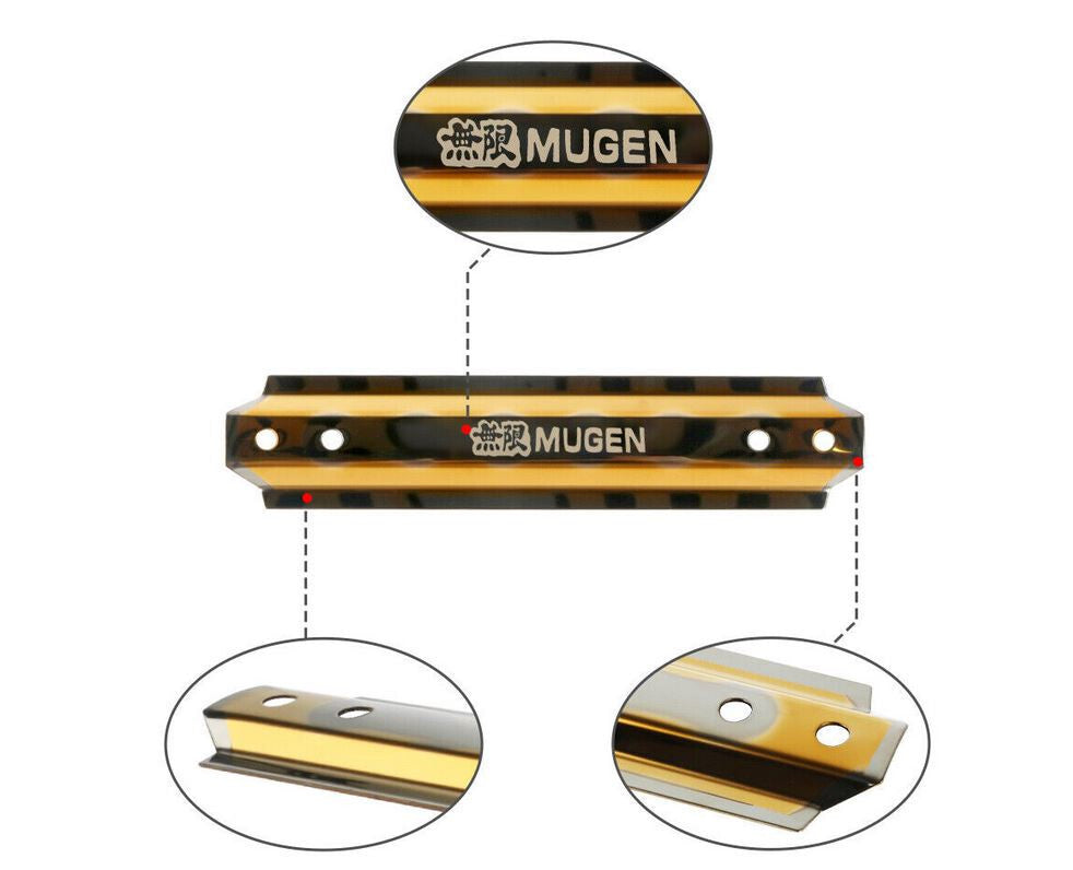Car battery fastening bracket support rod Mugen Gunblack Gold for Honda for Acura