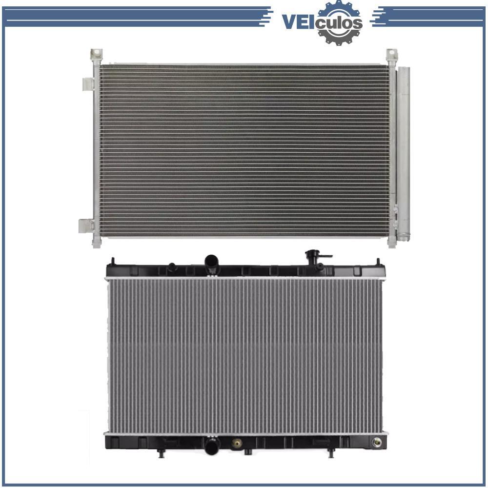 Radiator  AC Condenser Cooling Kit for 2014-2018 for Nissan Rogue 2.5L Automatic