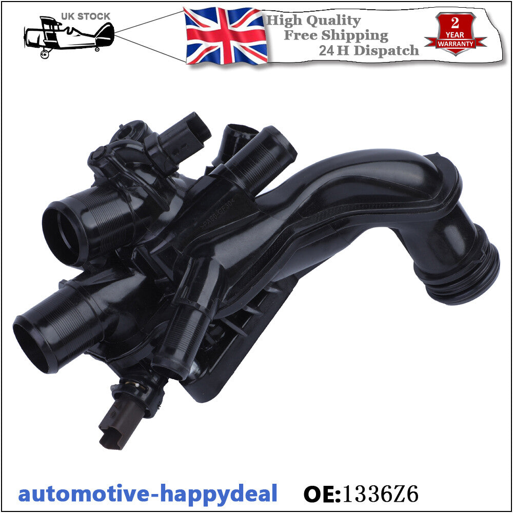 THERMOSTAT HOUSING WITH SENSOR for PEUGEOT 207 308 3008 5008 RCZ 1.6 16V 1336Z6