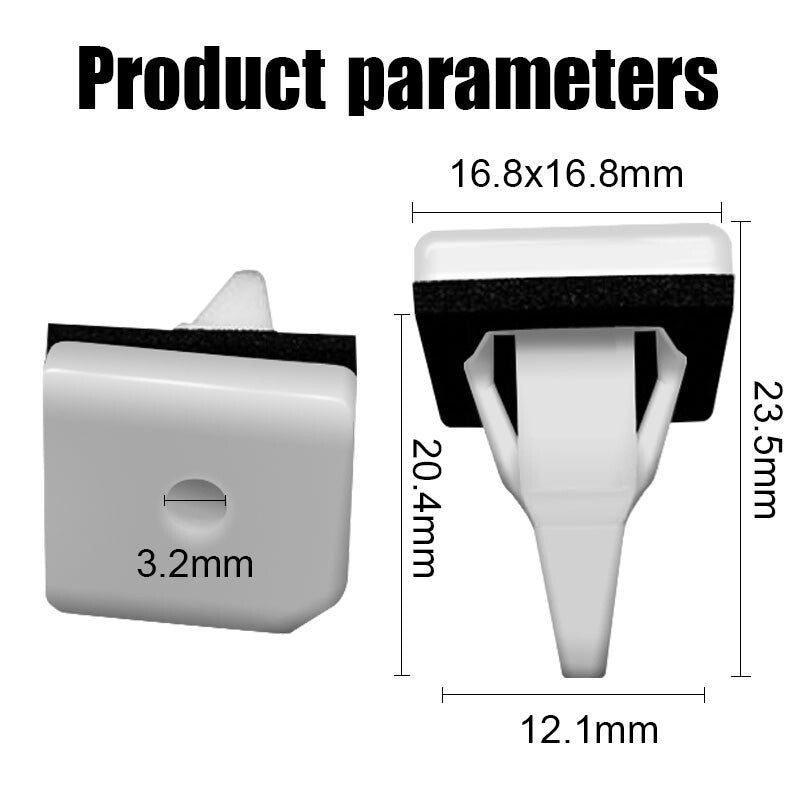 20x Trim Grommet Nylon Retainer Clips for Mitsubishi Side Skirt  Body Molding