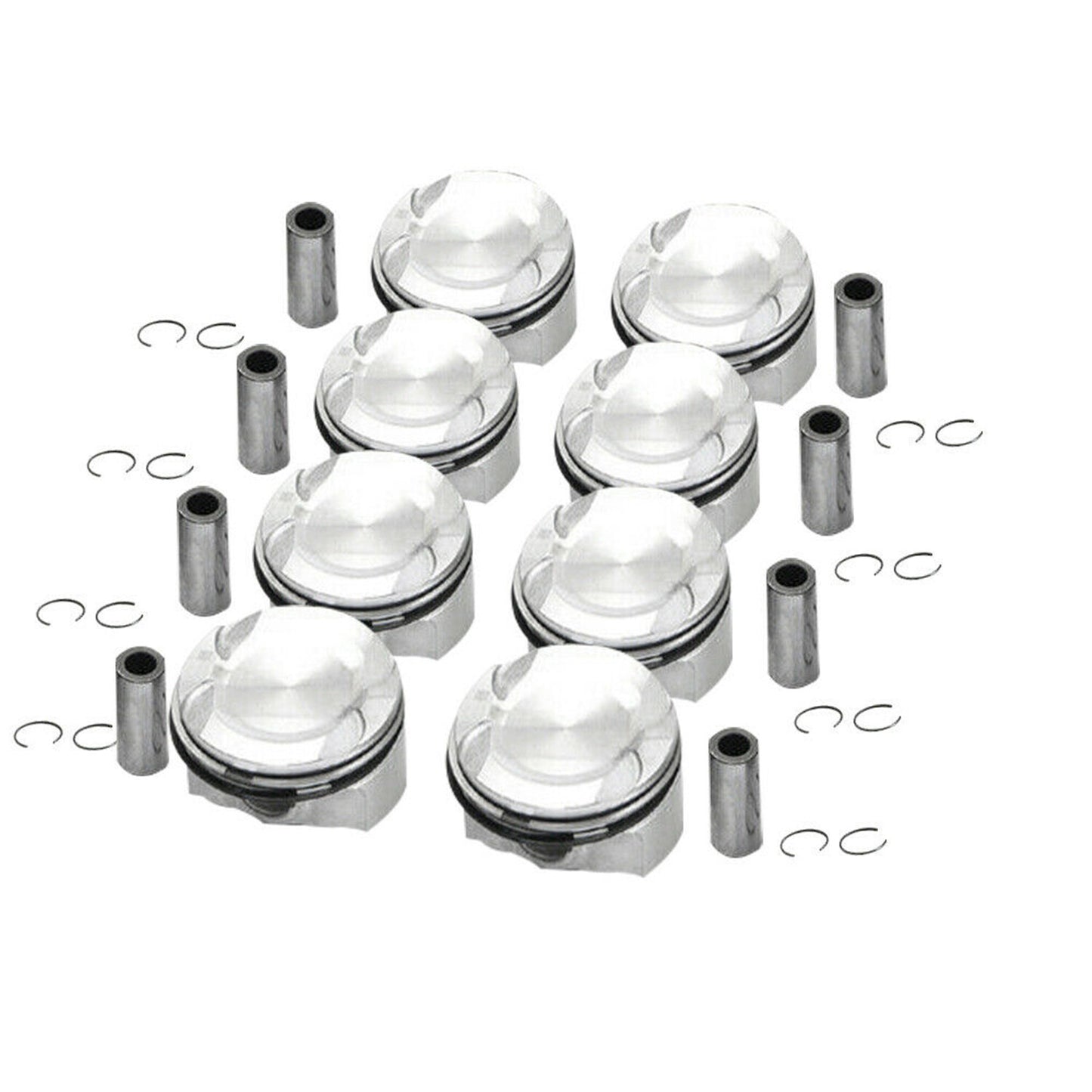 Pistons  Rings Set Fits for BMW 550i 750i X5 F01 F02 F03 E70 E71 N63 4.4L V8