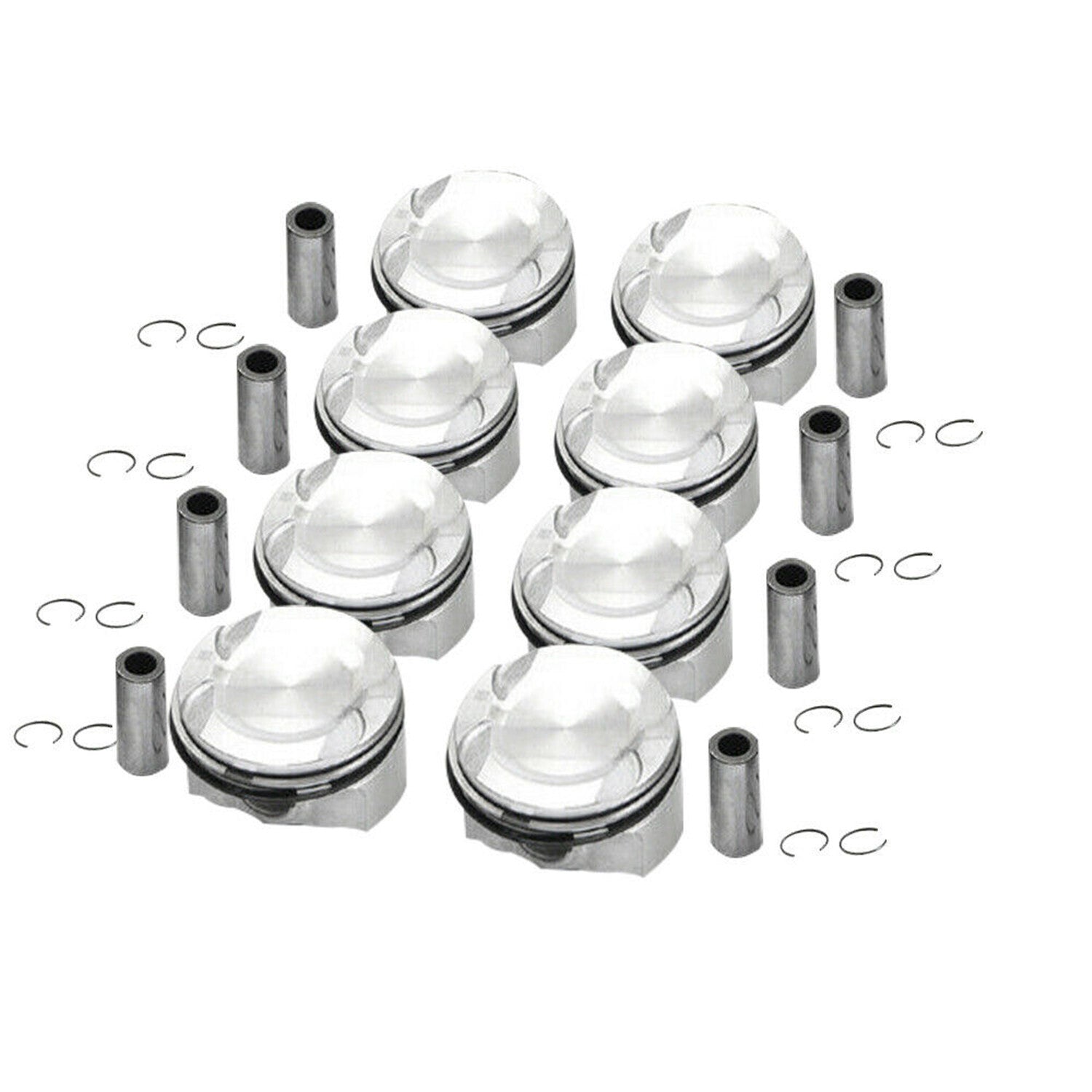 Pistons  Rings Set Fits for BMW 550i 750i X5 F01 F02 F03 E70 E71 N63 4.4L V8