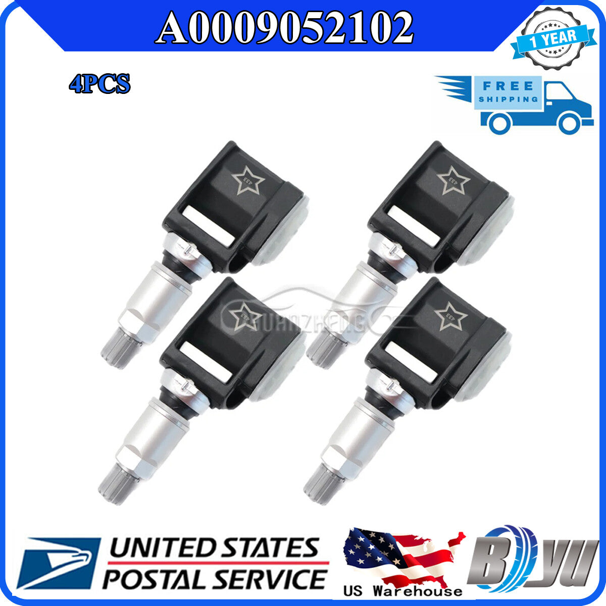 Tire Pressure Sensor (TPMS) for Mercedes-Benz E-Class CLS A257 W213 (USA A0009052102)