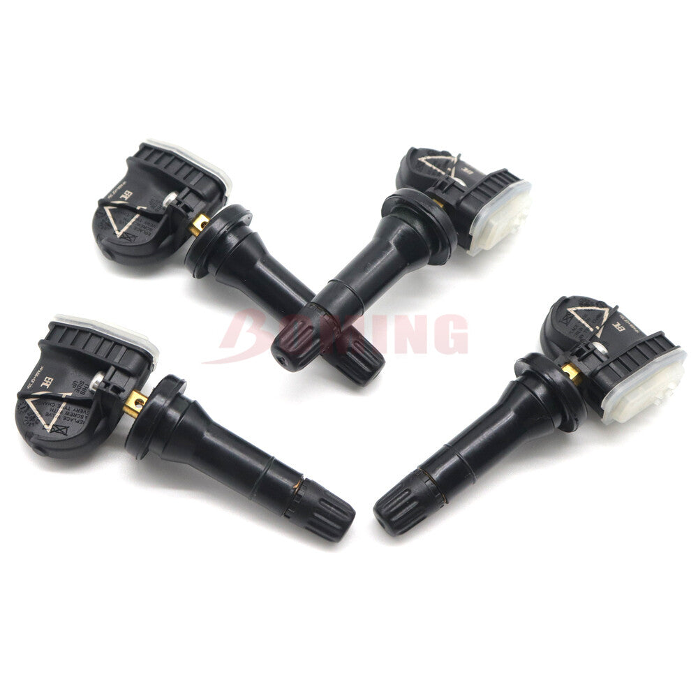 4-pack of new black TPMS tire pressure sensors for Geely Geometry A/C/E/G6 Emgrand