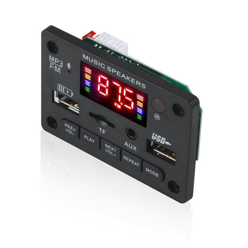 Wireless Bluetooth 5.0 MP3 Decoder PCB Board Car Stereo With Remote Control