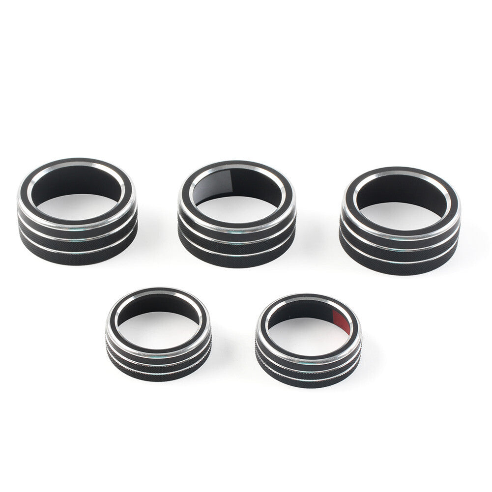 Control Switch Knob Ring Cover Trim Fit for Honda Accord 10th Generation 18-22 Black