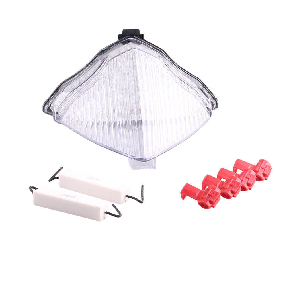 LED Tail Lamp Rear Taillight Running Light Clear Lens Fit for YAMAHA R1 2004-2006