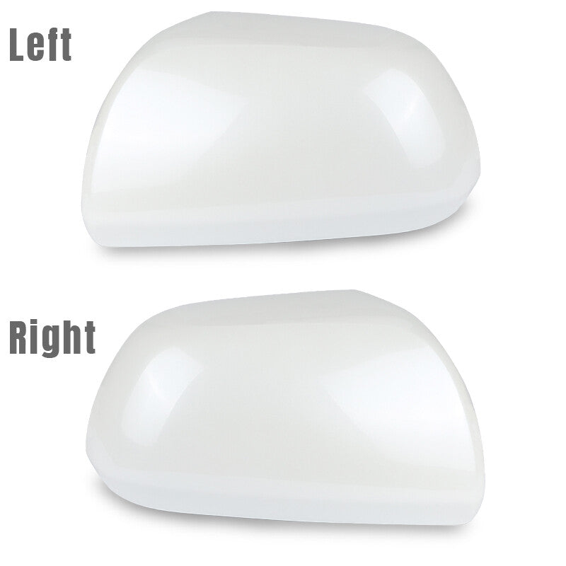White Left Right Side Rearview Mirror Cover Cap For 2008-2013 for Toyota Highlander