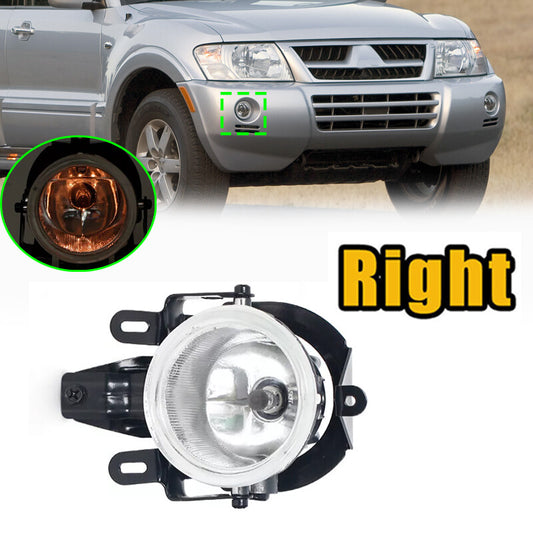 Right Front bumper Fog Lights Clear Driving Lamps For Pajero Montero 2003-2006