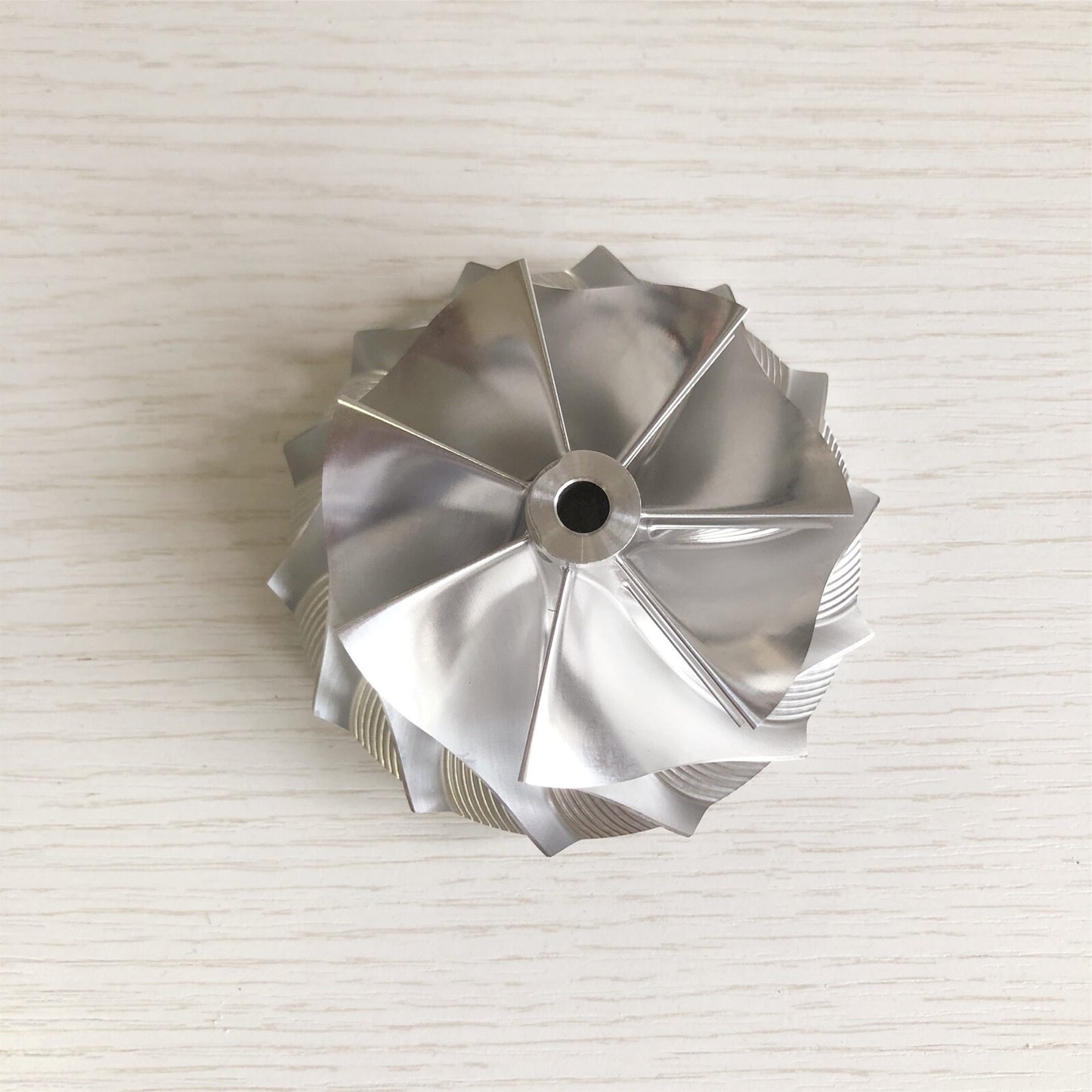 T04R 451470-0001 66.30/84.00 mm 7+7 Blade Turbocharger Billet Compressor Wheel