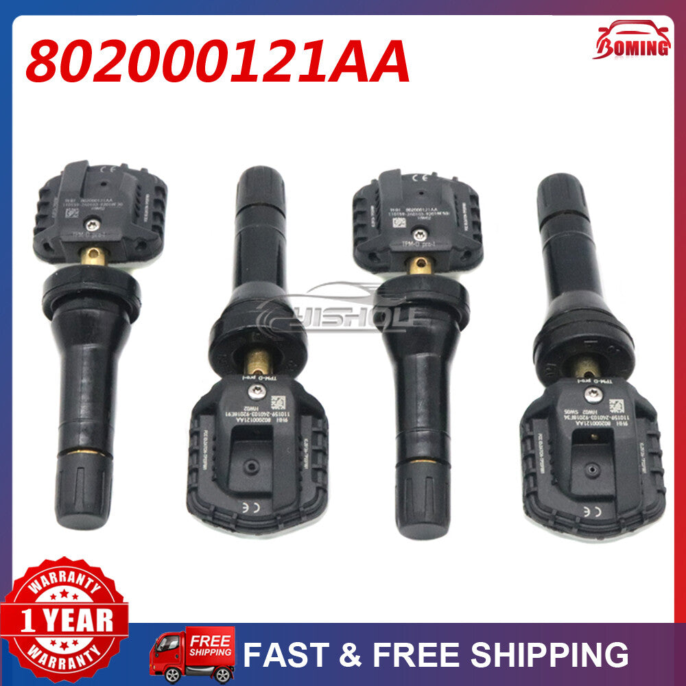 Pack 4 TPMS Tire Pressure Sensor 802000121AA For Tiggo 8 PRO Tiggo 7 PRO Tiggo 8