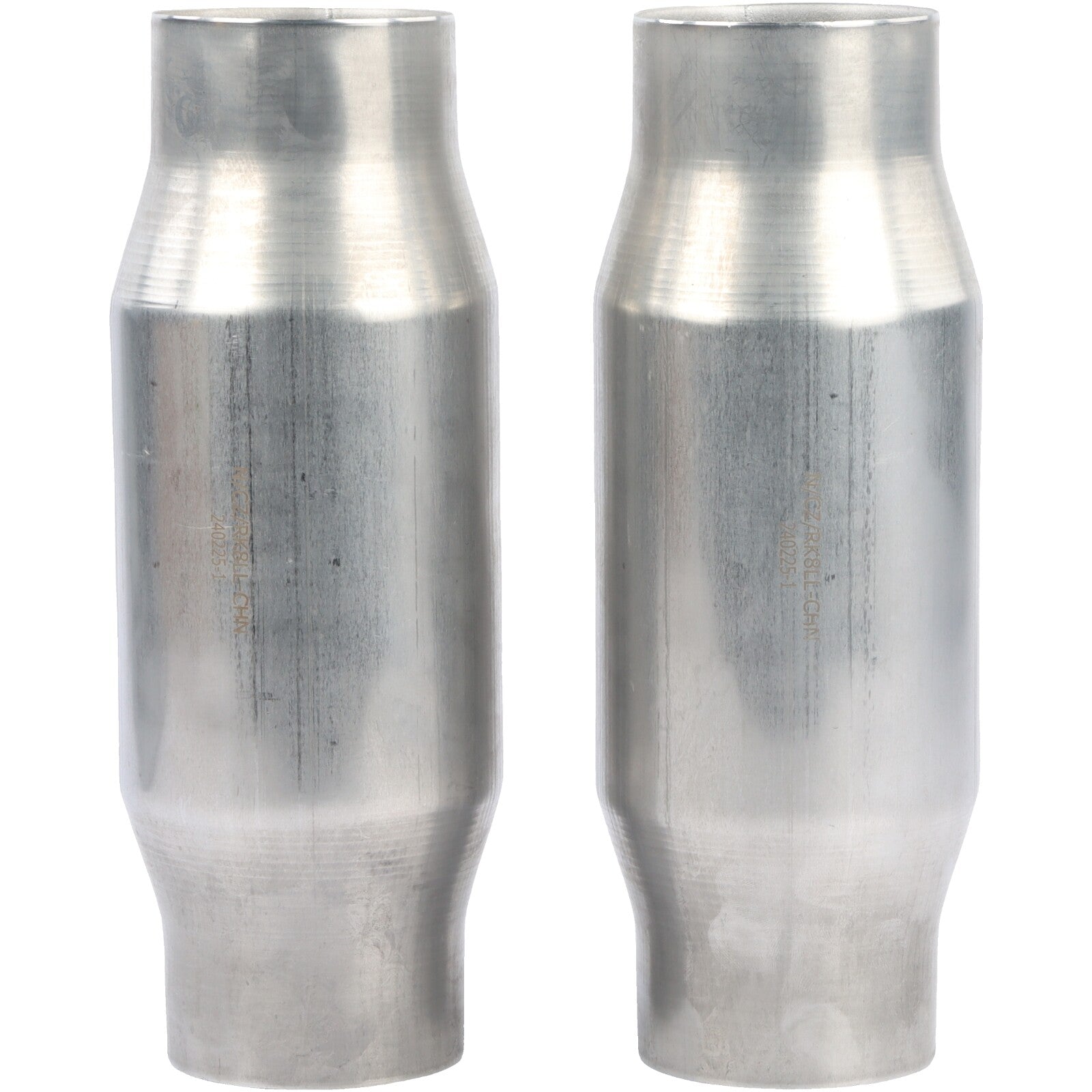 For 2PCS 3 Universal Catalytic Converter Stainless Steel Weld-On EPA OBDII
