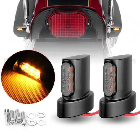 Motorcycle Rear Turn Signal Indicator Light 3-LED Blinker For Softail Sportster