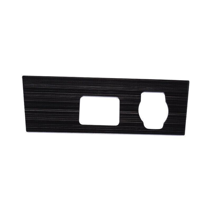 1X Console Cigarette Lighter Panel Trim for Nissan Sentra 2020-2023 Black Steel