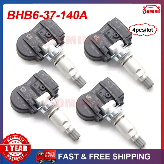 4-pack of new TPMS (Tire Pressure Monitoring System) sensors for Mazda MX-5 Miata 2009-2015 - 433MHz