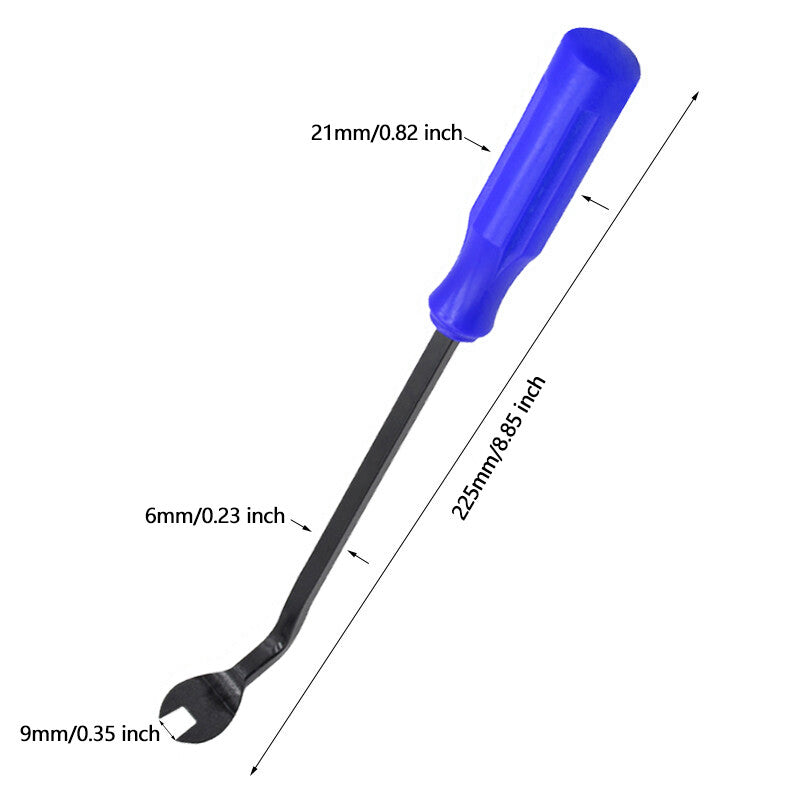 1Pc Car Door Panel Remover Body Retainer Clip Auto Trim Upholstery Pry Tool Blue