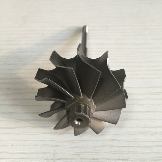 TD04HL 45.65/52 mm 11 blades 93 mm shaft length turbine wheel/turbine shaft and wheel
