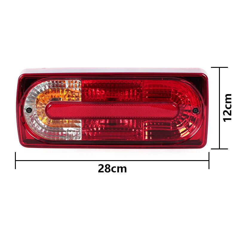 2 pieces for Mercedes-Benz W463 G-Class 2002-2018 left and right tail brake lights