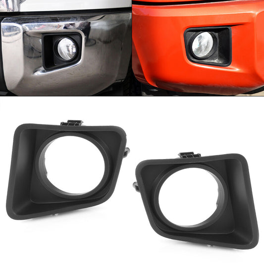 2x LED Fog Light Garnish Bezel Trim Cover Left+Right For 2014-2021 for Toyota Tundra