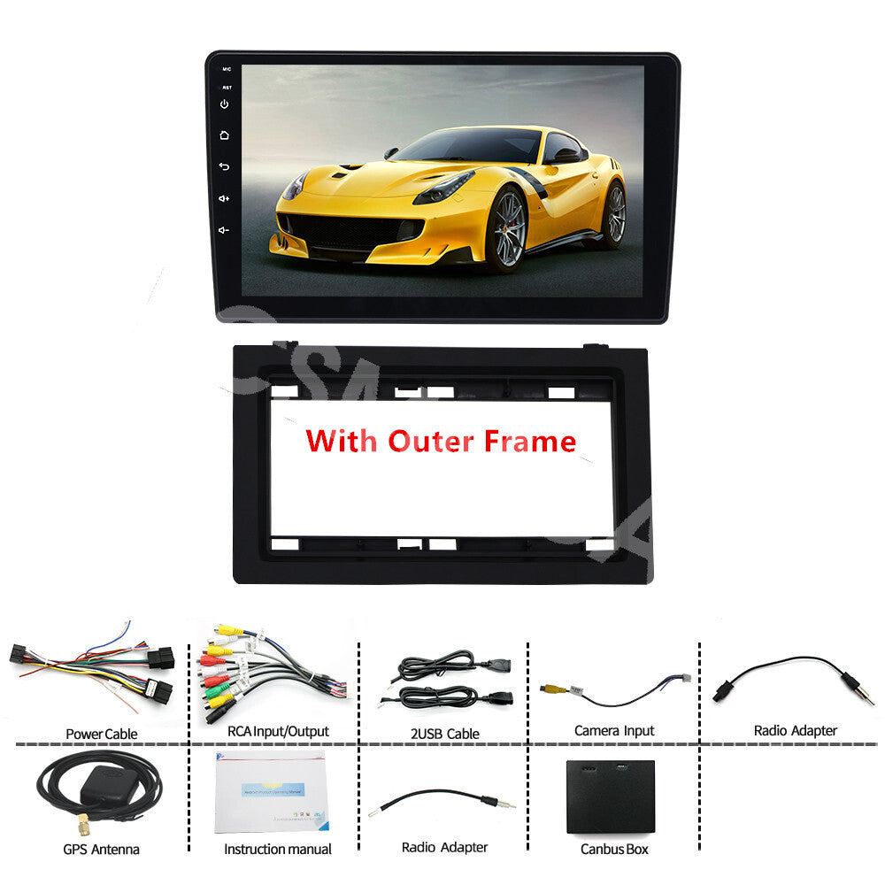 Fit for SAAB 9-3 2007-2011 Car Stereo Radio Android MP5 Player For CarPlay DAB+