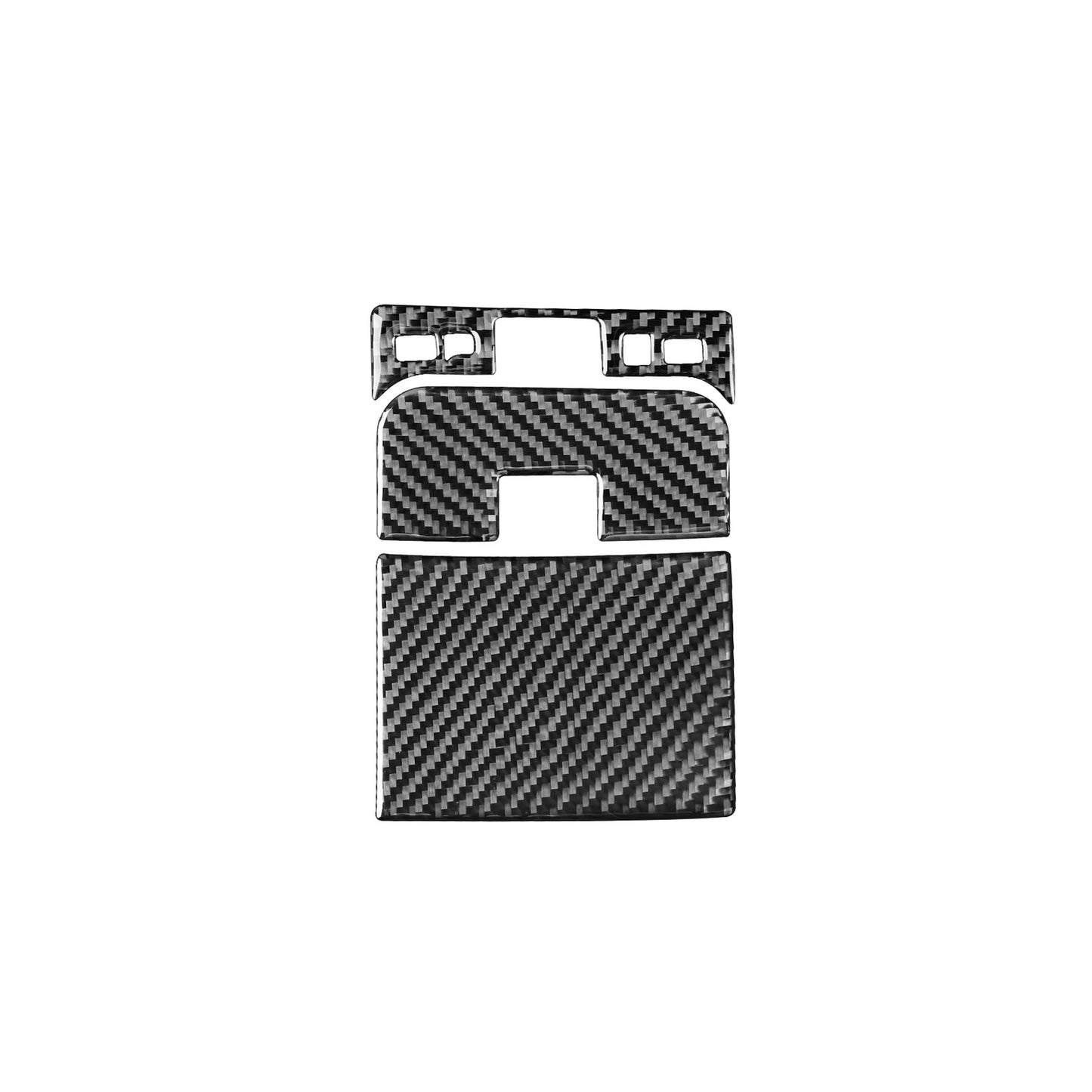 3-piece carbon fiber rear panel cover trim suitable for Lexus GS 2006-2011