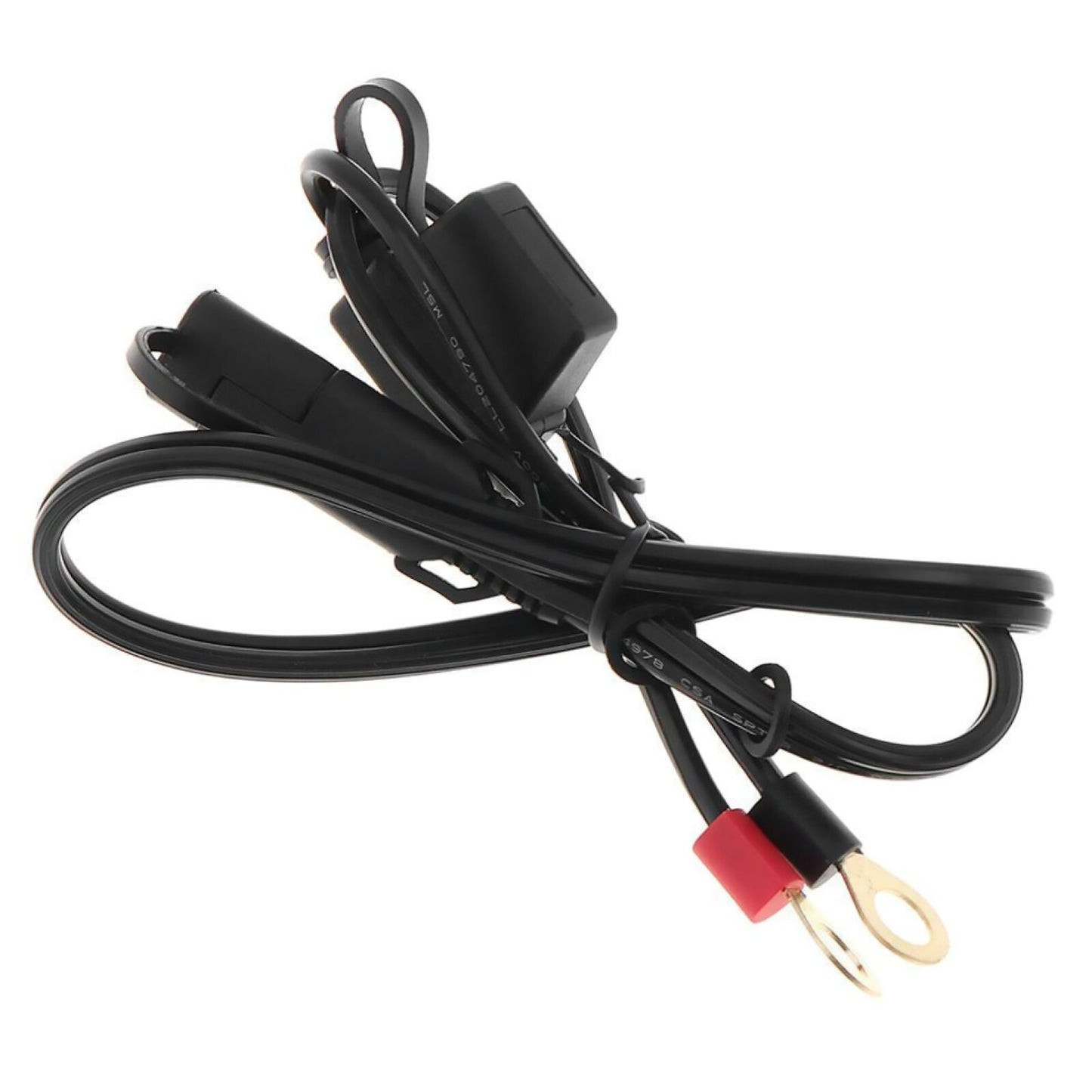 0.6M 12-24V Motorbike Connection Line Charger Line Solar Battery Cable Adapter