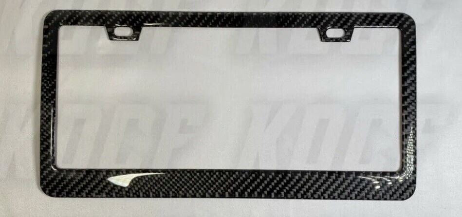 Car license plate cover, frame cover, cap, and rear cover - 100% carbon fiber, suitable for Kia and for Lexus .