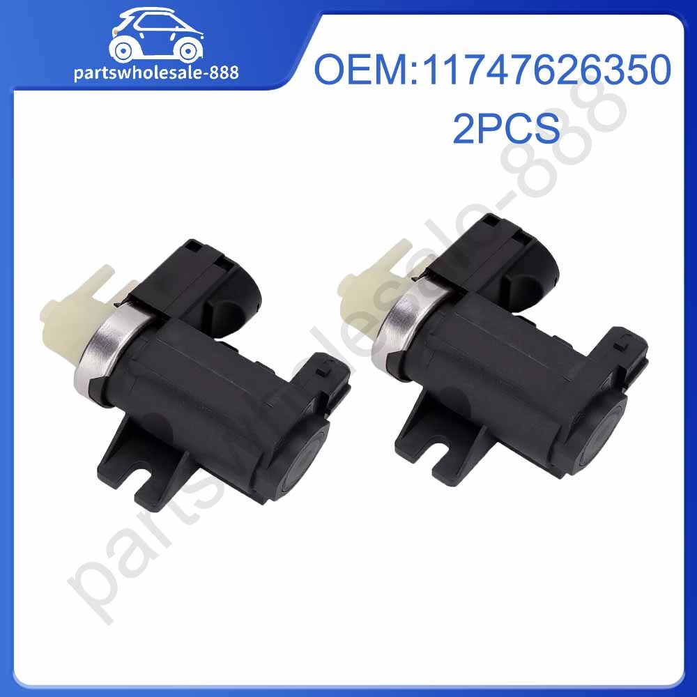 2-pack turbocharger solenoid valves suitable for BMW E90 335i, E60 535i, 550, F01 11747626350