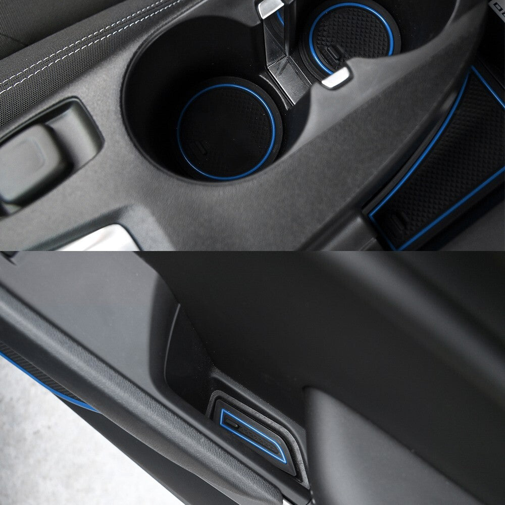 Door Slot Cup Holder Mat Gate Groove Non-Slip Pad for Chevrolet Camaro 2017-2023