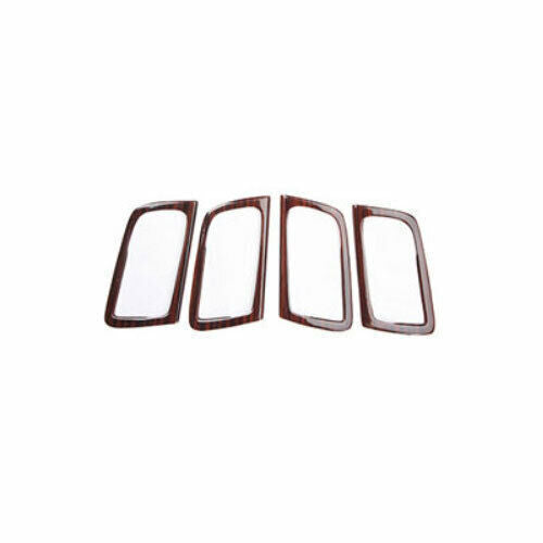 Car Inner Door Handle Cover Trim 4 for Kia K5 Optima 2011-2015 Brown Wood Grain