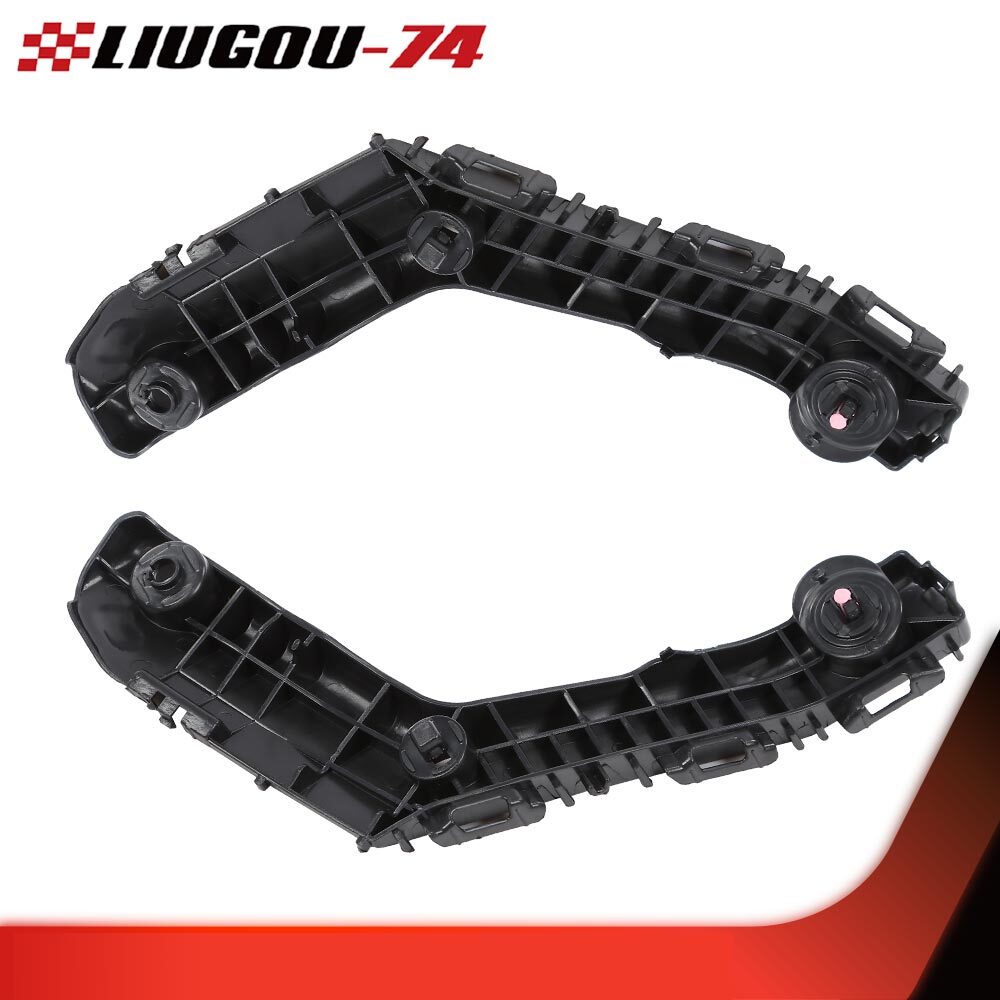 Front bumper bracket fits 17, 18, and 19 for Toyota for Corolla driver and passenger sides.