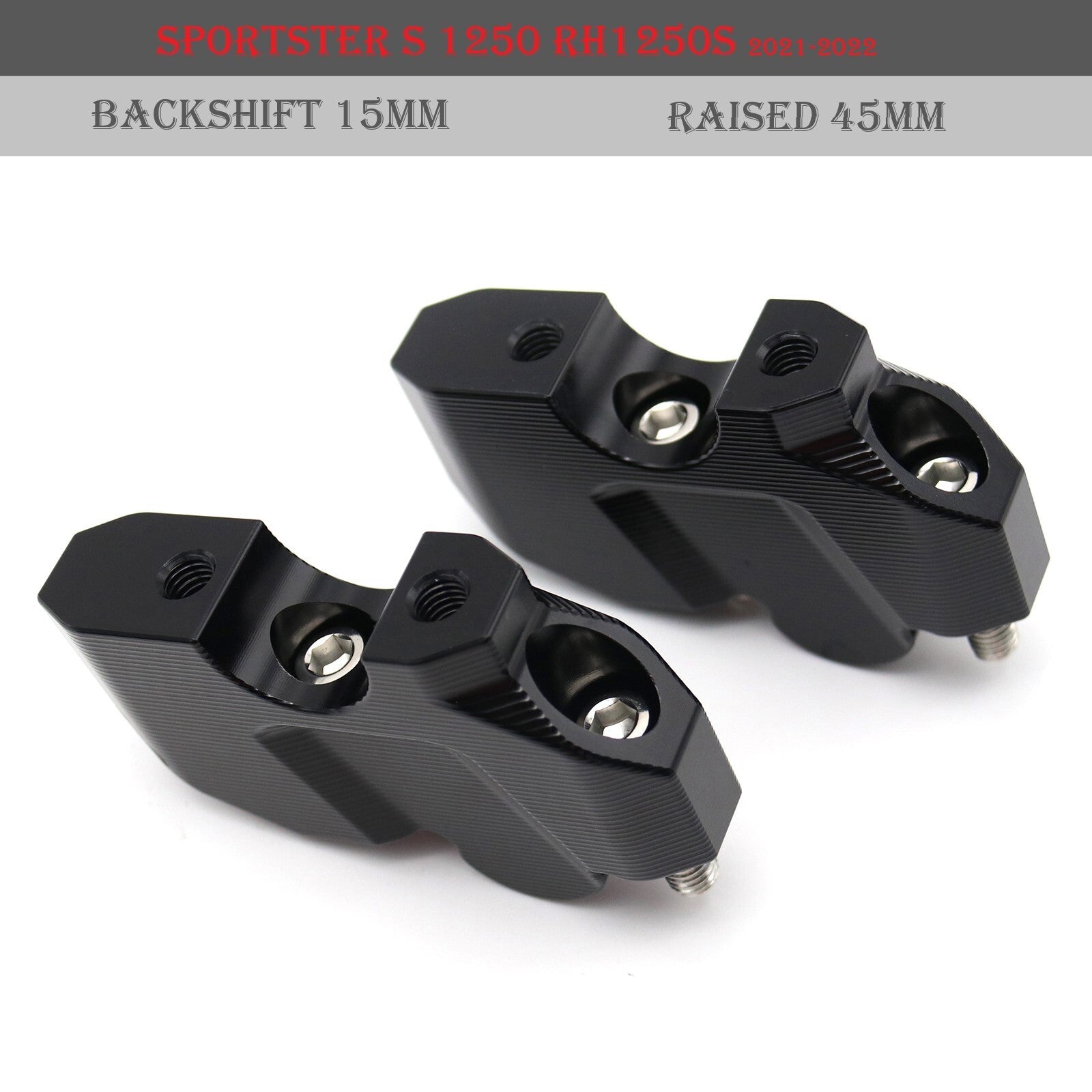 Handlebar Risers Clamp For Sportster S 1250 RH1250S 2021-2022 handlebar riser