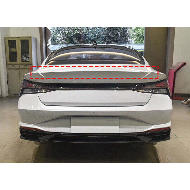 for Hyundai for Elantra 2021-2023 Glossy Black Rear Boot Trunk Ducktail Spoiler Wing