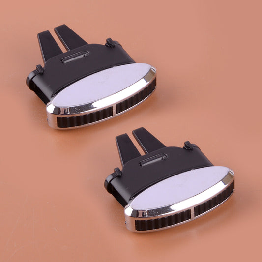 2x Front A/C Air Vent Outlet Paddle Clip Set Fit For Quattroporte 2004-2012