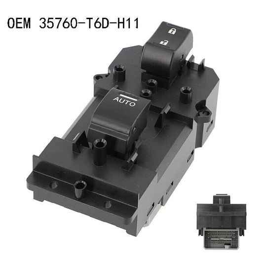 for Honda Spirior 2009-2014 35760-T6D-H11 Power Window Switch Auto Parts BALCK 1