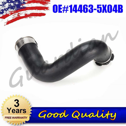 1 Intercooler hose, hot side 14463-5X04B, for Nissan Pathfinder R51 YD25DDTI 2.5L