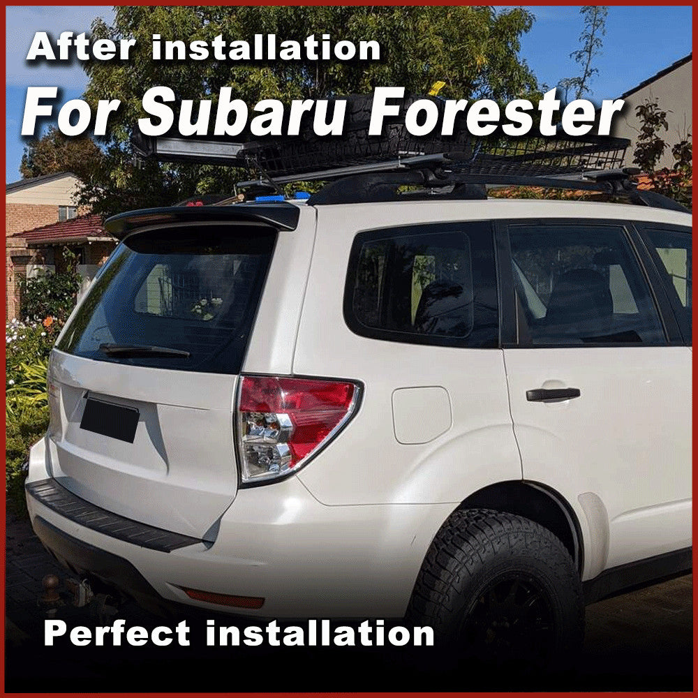 Rear Roof Boot Spoiler Top Wing W/ LED Light for Subaru Forester 06-07 Unpainted