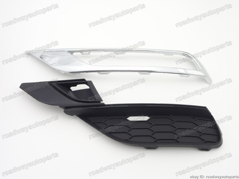 Left Fog Light Lamp Cover w/Chrome Bezel for Honda CRV CR-V UK Version 2015-16