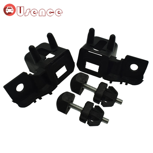 Set Of 4 Hood Bumper Stopper Bracket Left Right For 2013-2020 for Ford Fusion MKZ