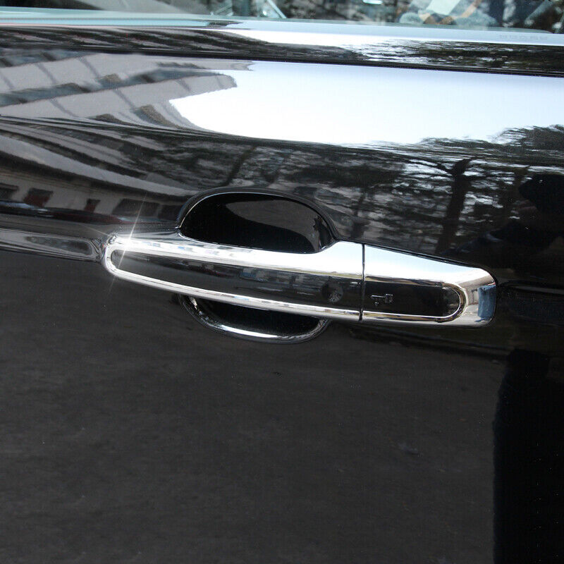 ABS Shiny Chrome Car Side Door Handle Cover Trim New for Jaguar F-PACE 2016-2020