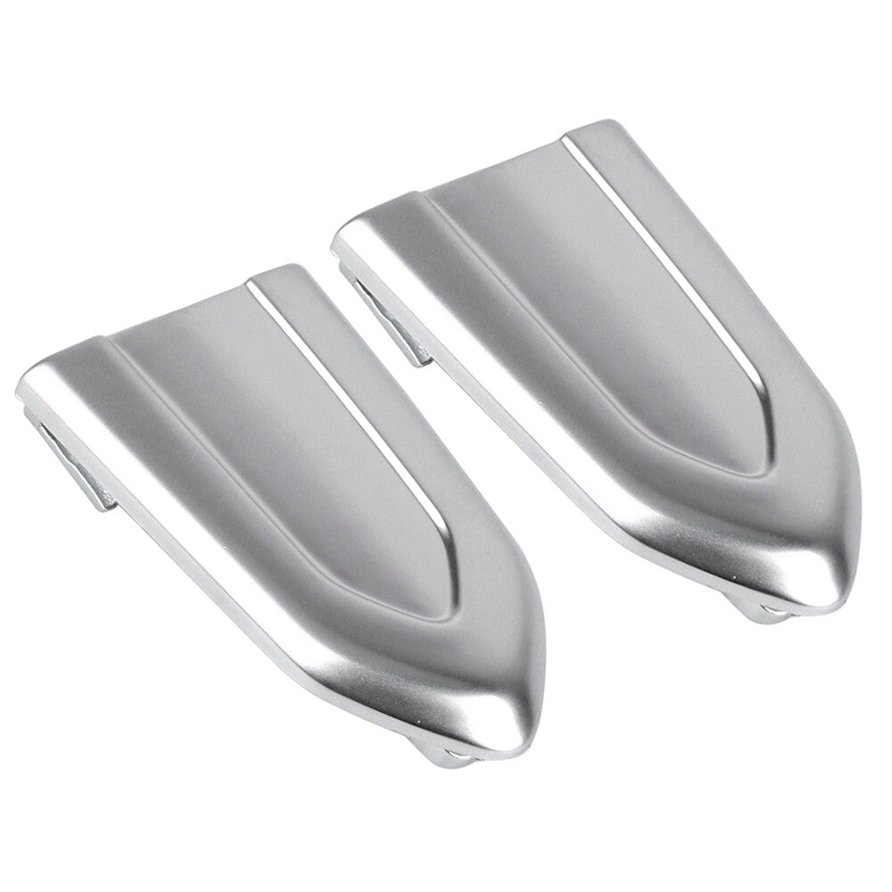 2x for Cadillac ATS XTS CTS CT6 XT5 Door Lock Cylinder Chrome Cover Trim Cap