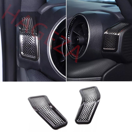 Black Central Air Vent Anti-dust Net Cover For Toyot@ for Land Cruiser LC250 2024-25