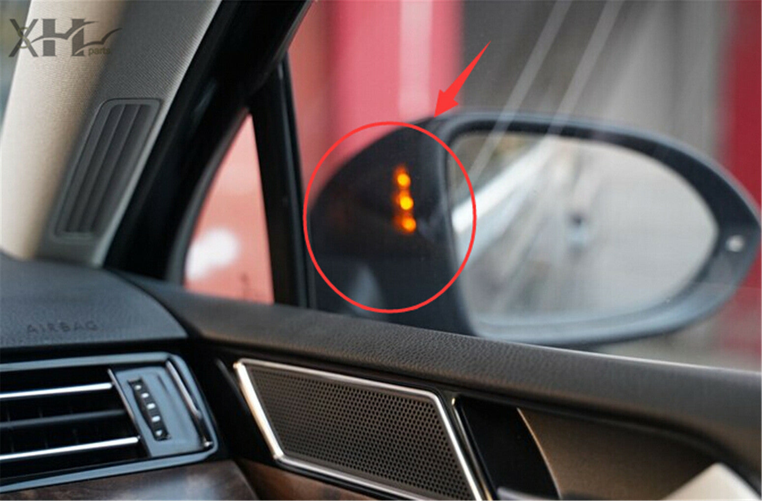 LHD right door mirror lane change warning light applicable to for Volkswagen for Passat B8/EUR