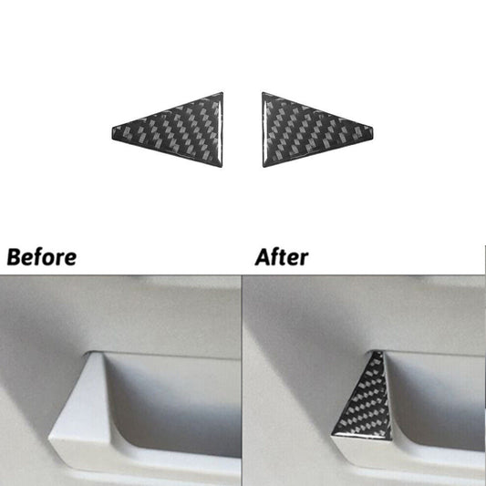 Carbon Fiber Door Storage Box mad Cushion Trim Cover for Cadillac CTS 2003-2007