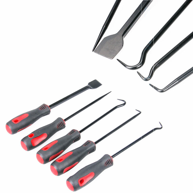 5Pc Car Scraper Pick Hook Remover O Ring Oil Seal Gasket Puller Hand Tool Set