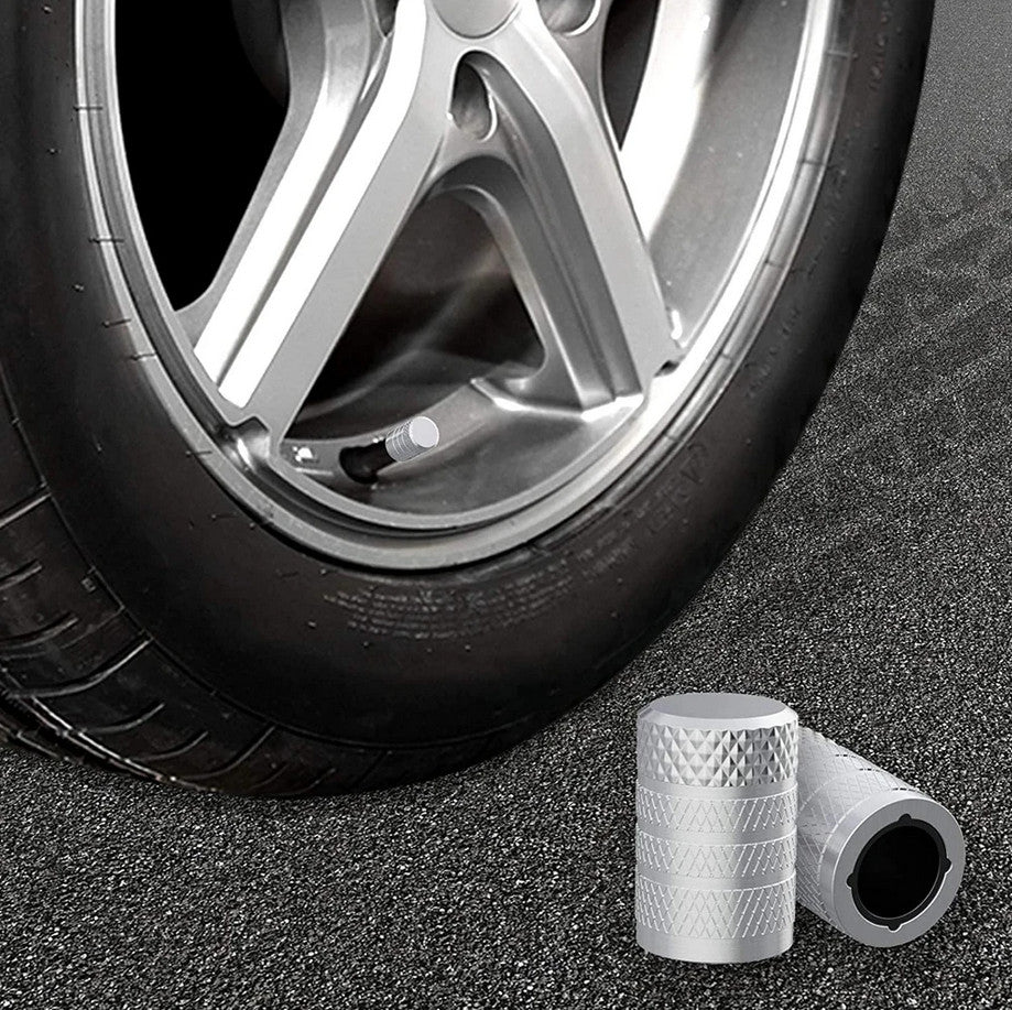 4-piece universal red tire valve cover rod air dust cover  for ford