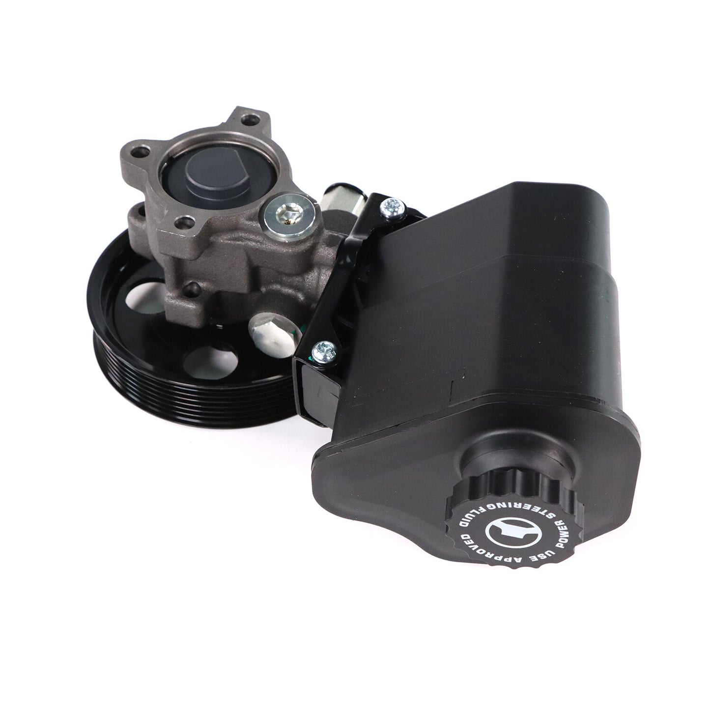Power Steering Pump w/ ReservoirPulley for Dodge for Ram 1500 3.7L 4.7L 5.7L 02-07