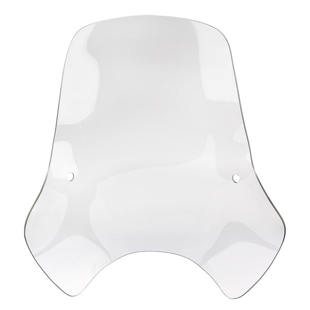 Motorcycle Screen Front Windshield WindScreen for 7/8''/ 1'' Handle Bars Clear
