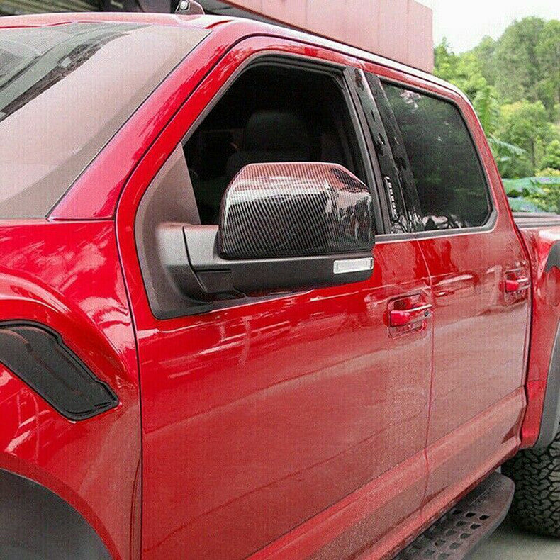 for Ford F150 F-150 2015-2020 Carbon Fiber Side Door Rearview Mirror Cover cap