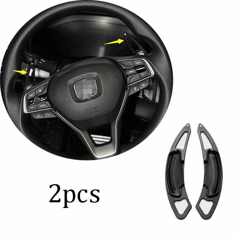 Steering Wheel Shift Paddle Shifter Black Alloy for Honda Accord 10th 2018-2021